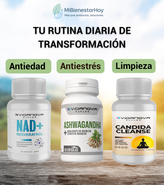 PACK X3 – Energía, Calma y Bienestar Intestinal en un sólo Combo