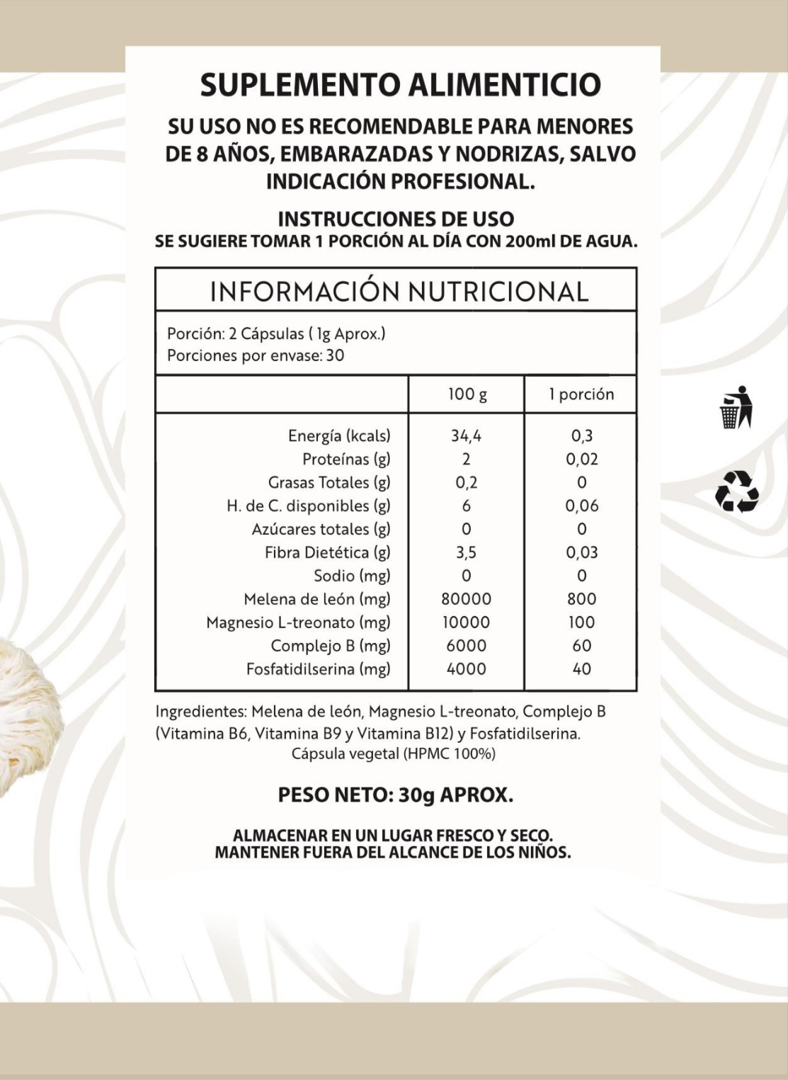 Melena de León Fortificada | Activa tu mente. Protege tu cerebro.