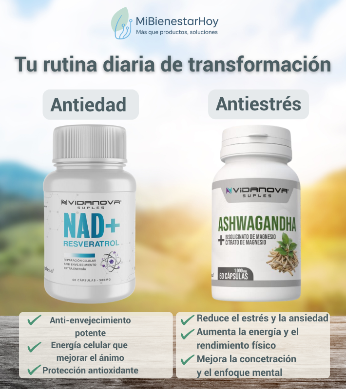 Duo Pack Nadashwagandha | Antiedad + Antiestrés en una sola rutina