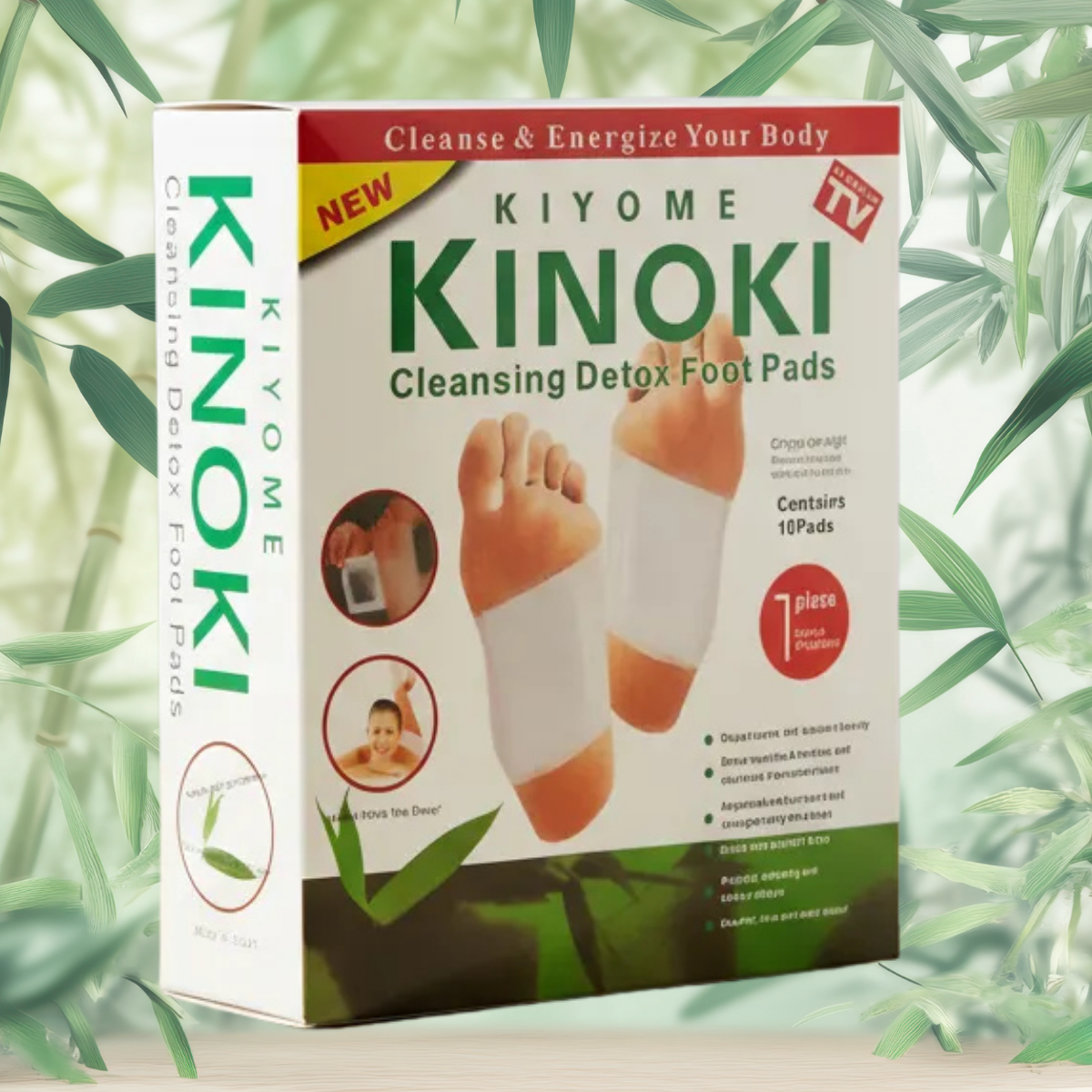 Kinoki Parches Detox – Reduce Hinchazón y Toxinas